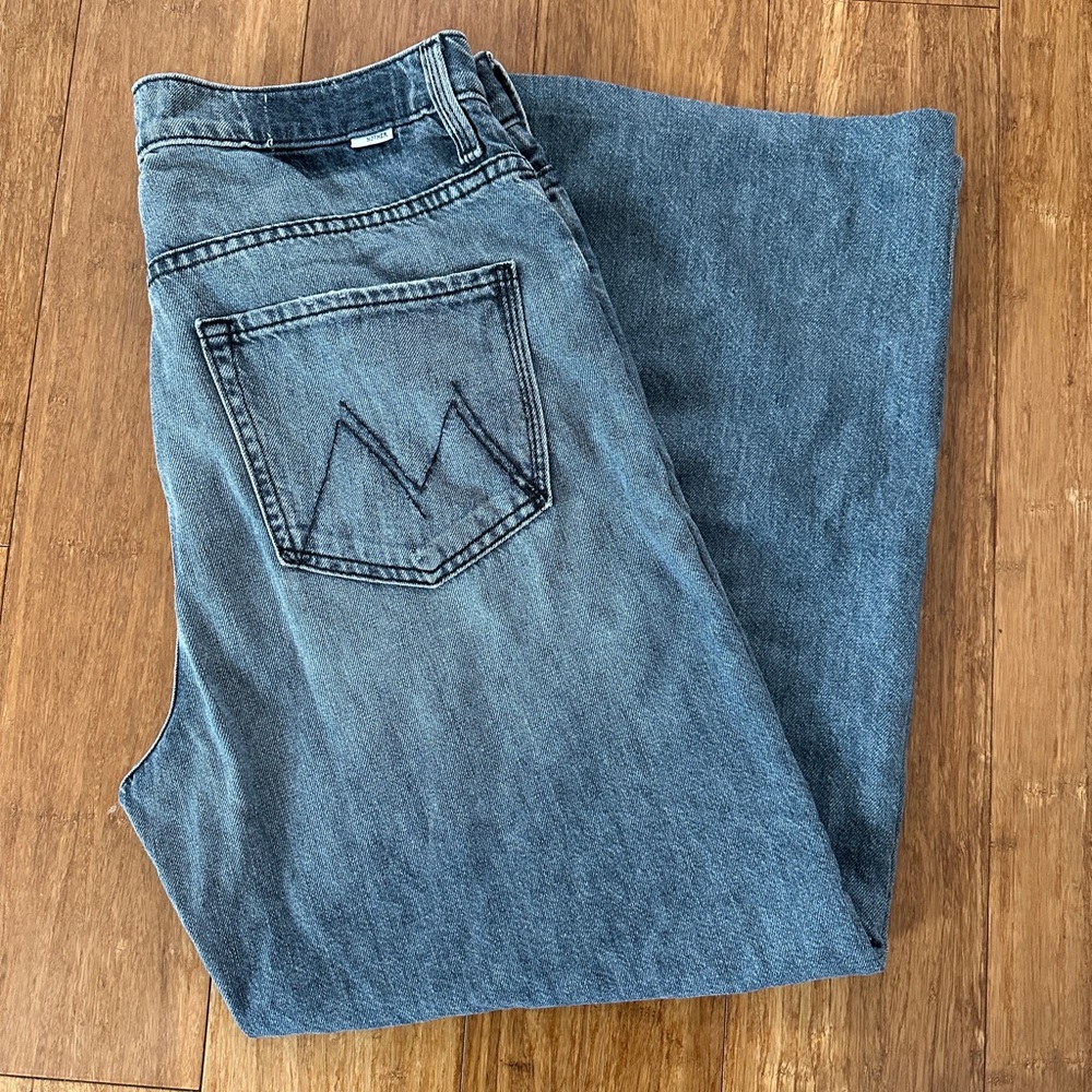 EUC Mother The Dodger Ankle Wide Leg Jeans